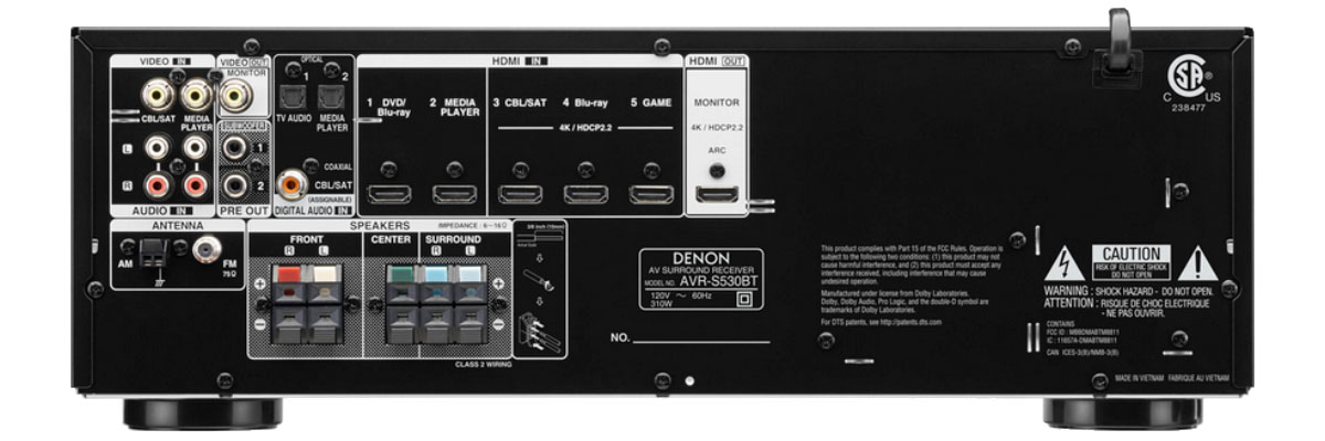 Denon AVRS530BT