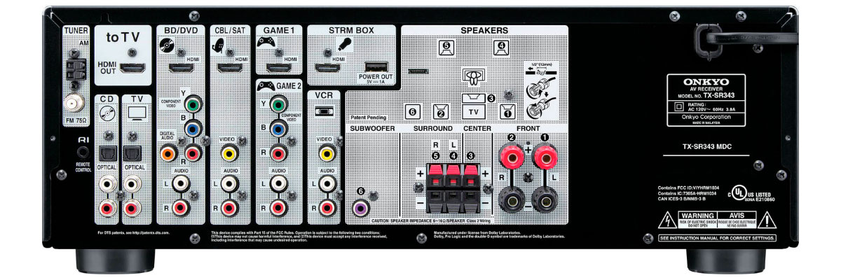 Onkyo TX-SR343